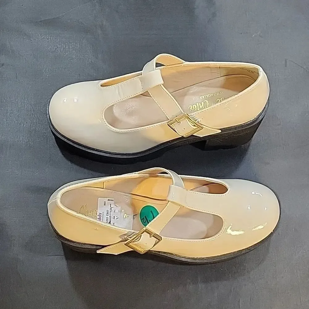 BRAND NEW CHASE+C WOMEN’S ROUND TOE T-STRAP BLOCK HEEL SHOE G1